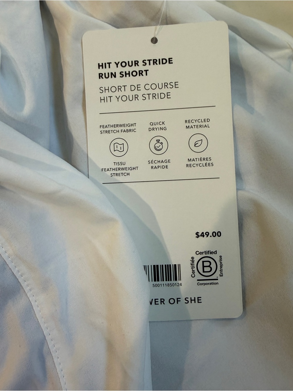 Athleta WEEKENDER MID RISE 3" RUN SHORT - Picture 5 of 6